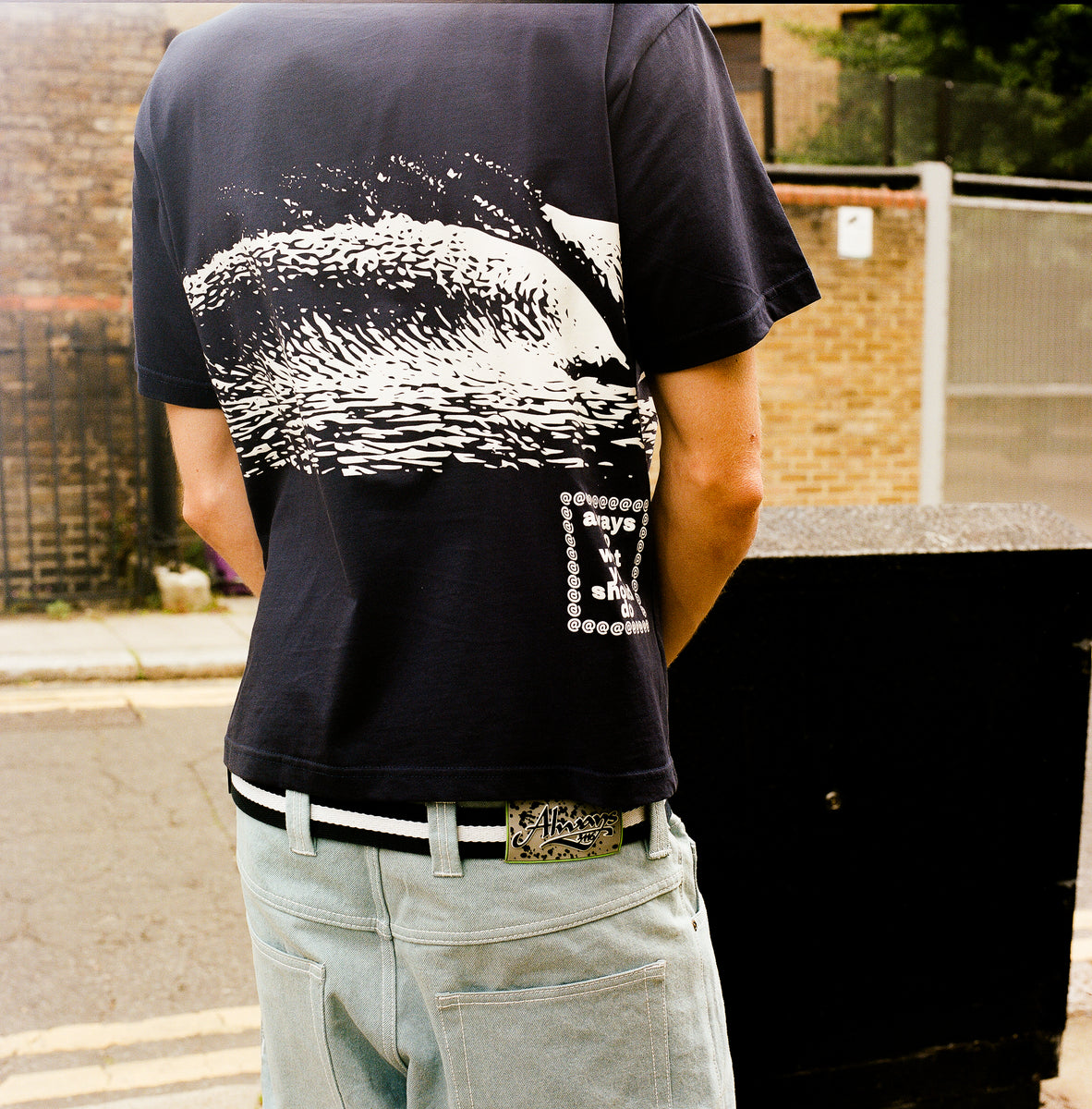 Always what should I do 半袖シャツ sun tshirt - black – always do what you should do