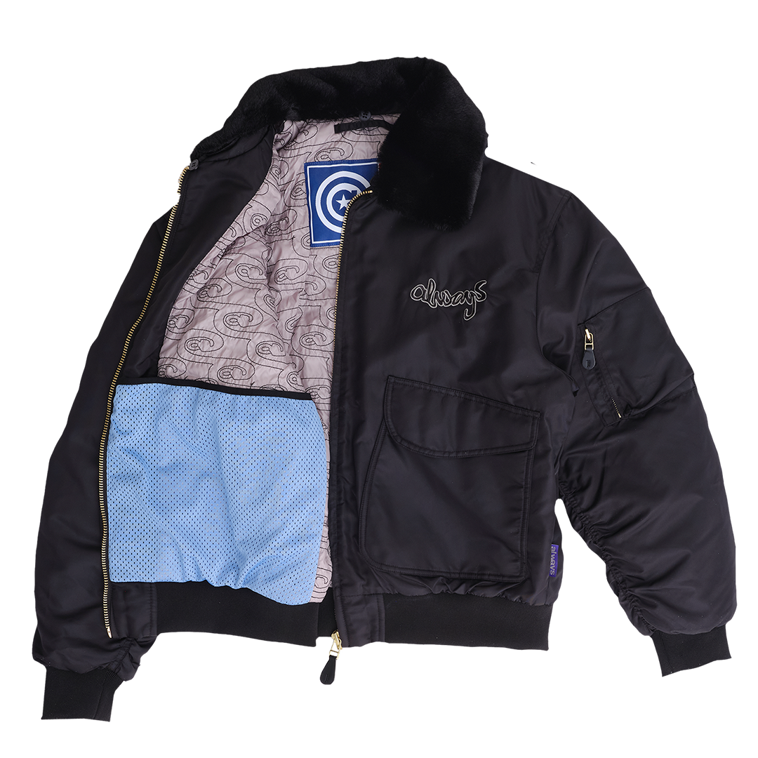 g-15 nylon jacket - black – always do what you should do