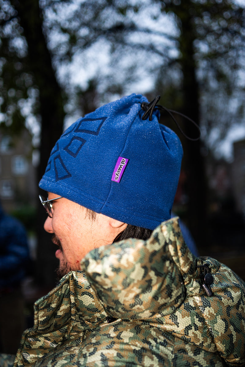snood beanie - navy – always do what you should do