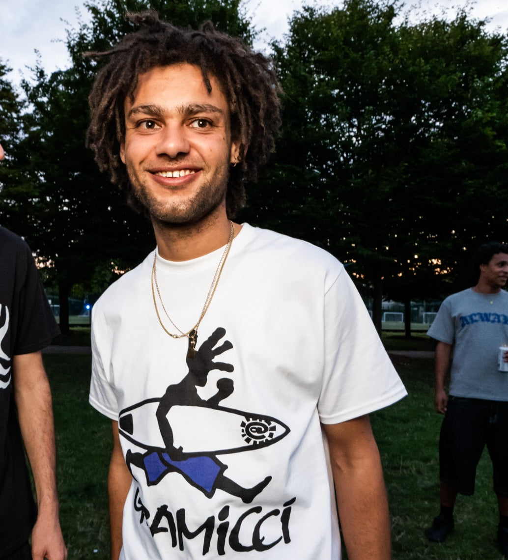 gramicci x always tshirt - white – always do what you should do