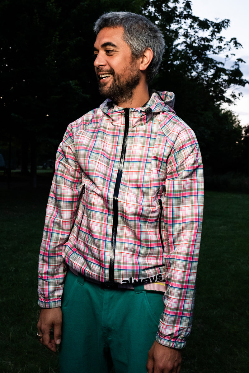 plaid bandemic jacket - green/pink – always do what you plaid bandemic jacket - green/pink – always do what you
