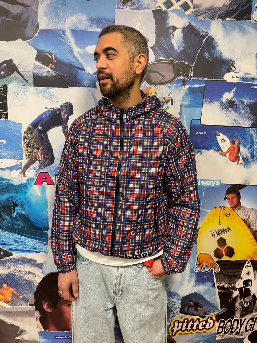 bandemic jacket - blue/red/white – always do what you should do