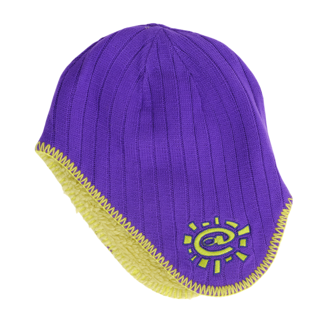reversible ear flap beanie - purple/green – always do what you reversible ear flap beanie - purple/green – always do what you