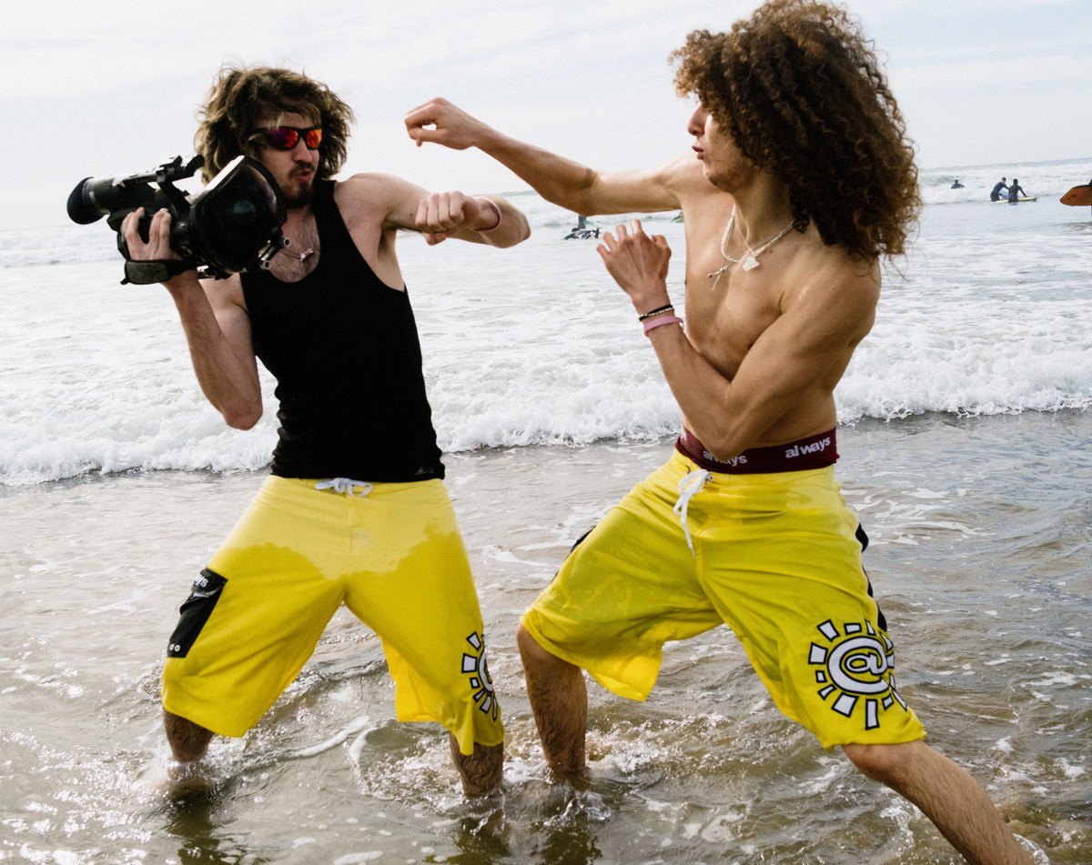 A.I boardshorts - yellow / black – always do what you should do A.I boardshorts - yellow / black – always do what you should do