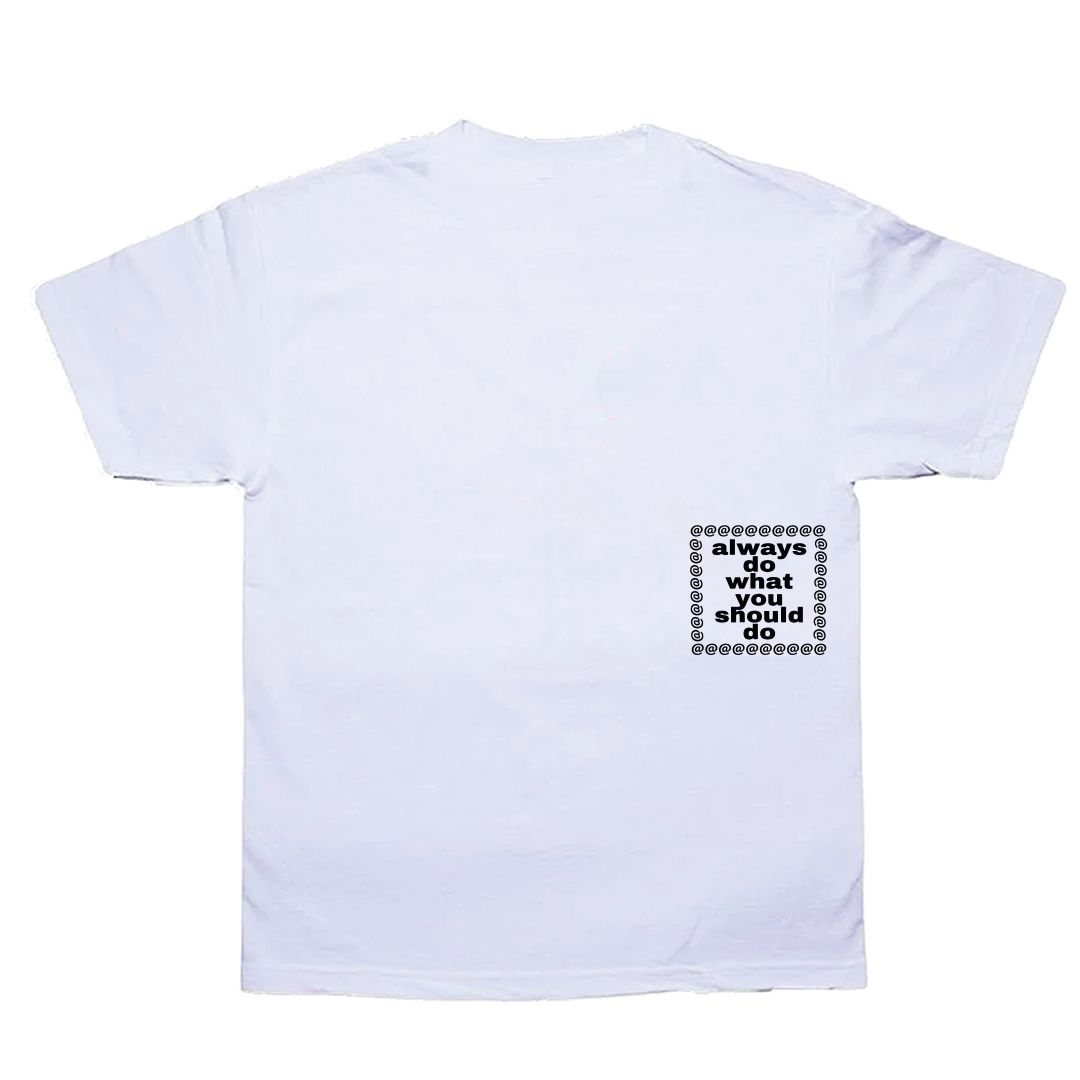 purple @sun tshirt - white – always do what you should do