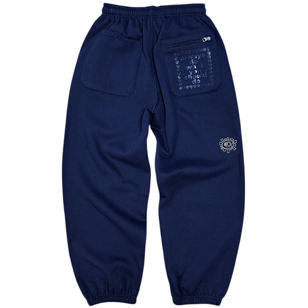 rel@xed navy jogger – always do what you should do