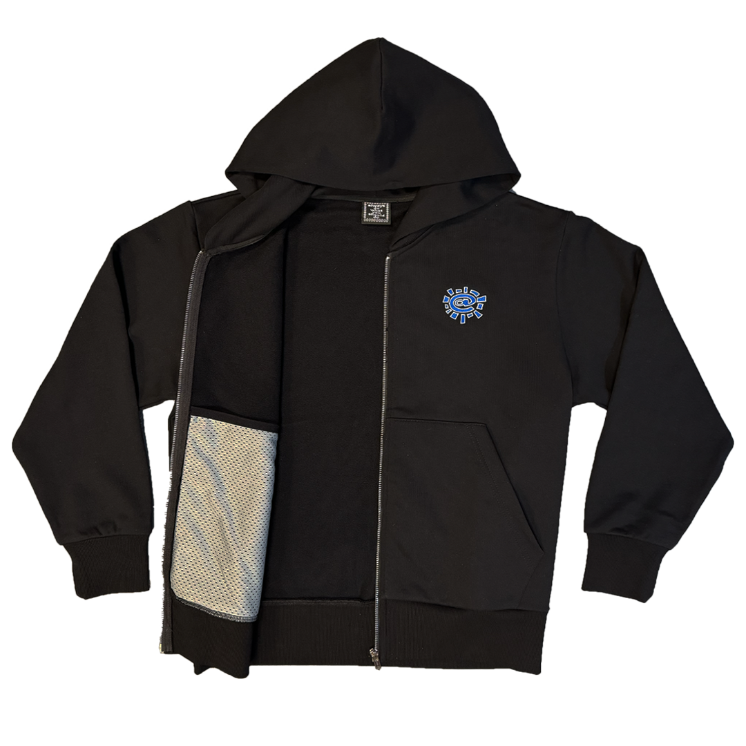 premium zip up hoodie - black – always do what you should do premium zip up hoodie - black – always do what you should do