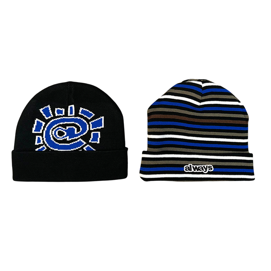 reversible cuff beanie - @sun/stripes – always do what you reversible cuff beanie - @sun/stripes – always do what you