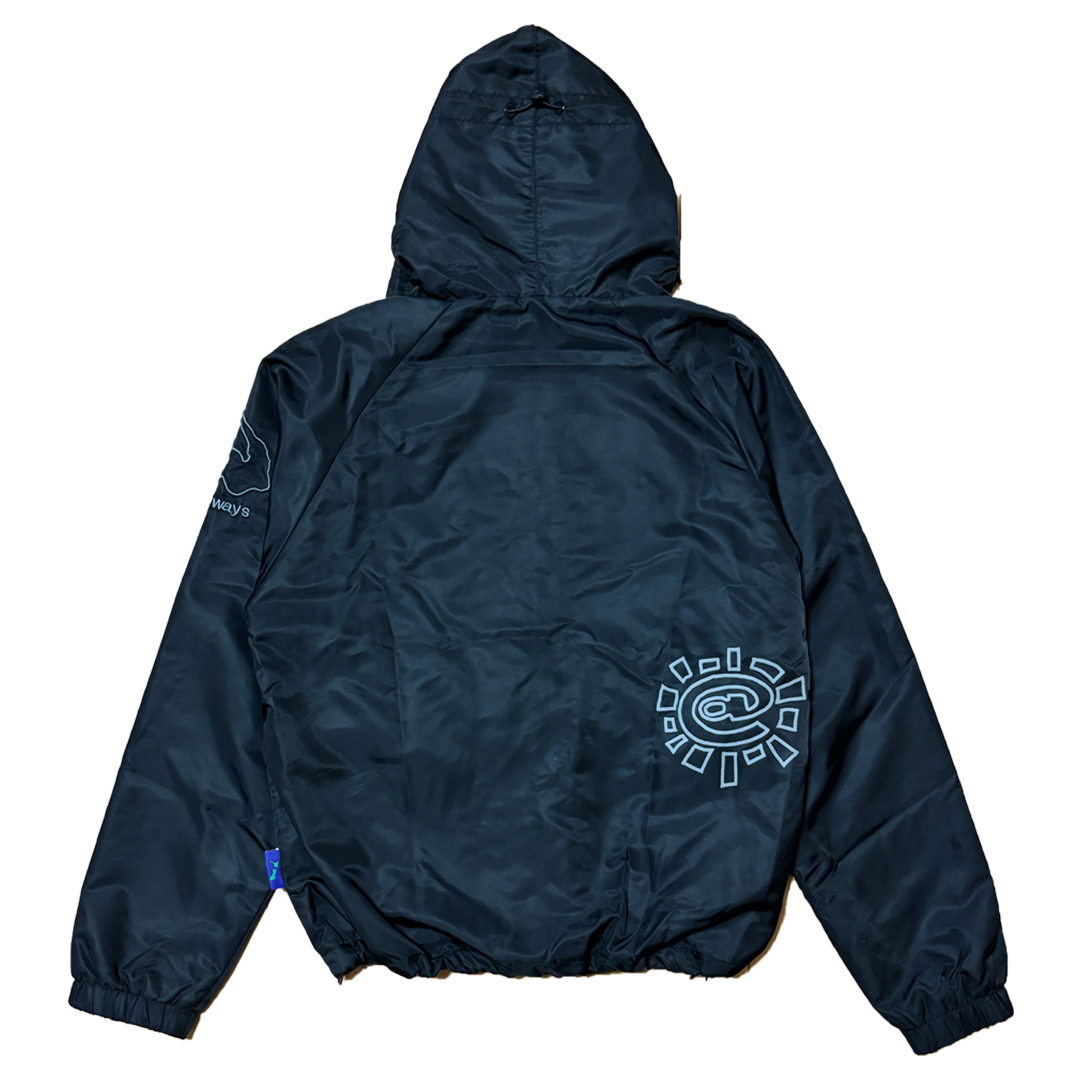 nylon bandemic jacket - black – always do what you should do
