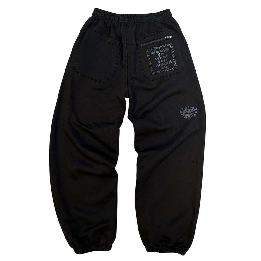 black/black @ sun joggers – always do what you should do black/black @ sun joggers – always do what you should do