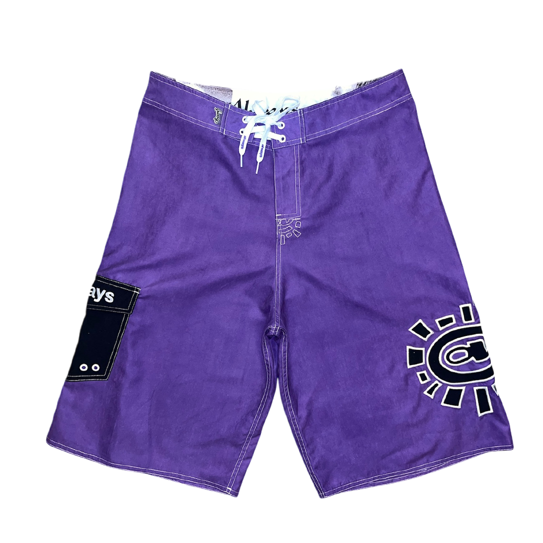 A.I boardshorts - purple / black – always do what you should do