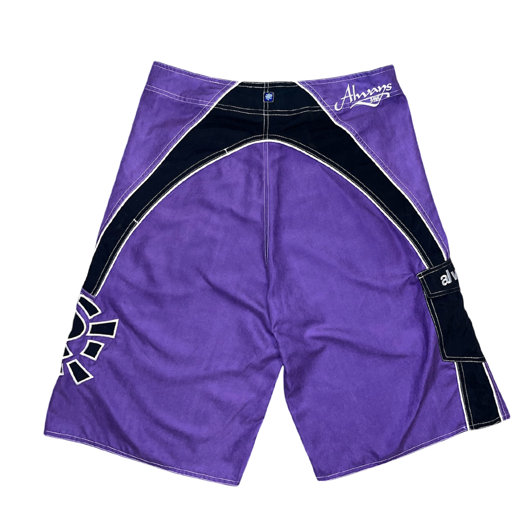 A.I boardshorts - purple / black – always do what you should do