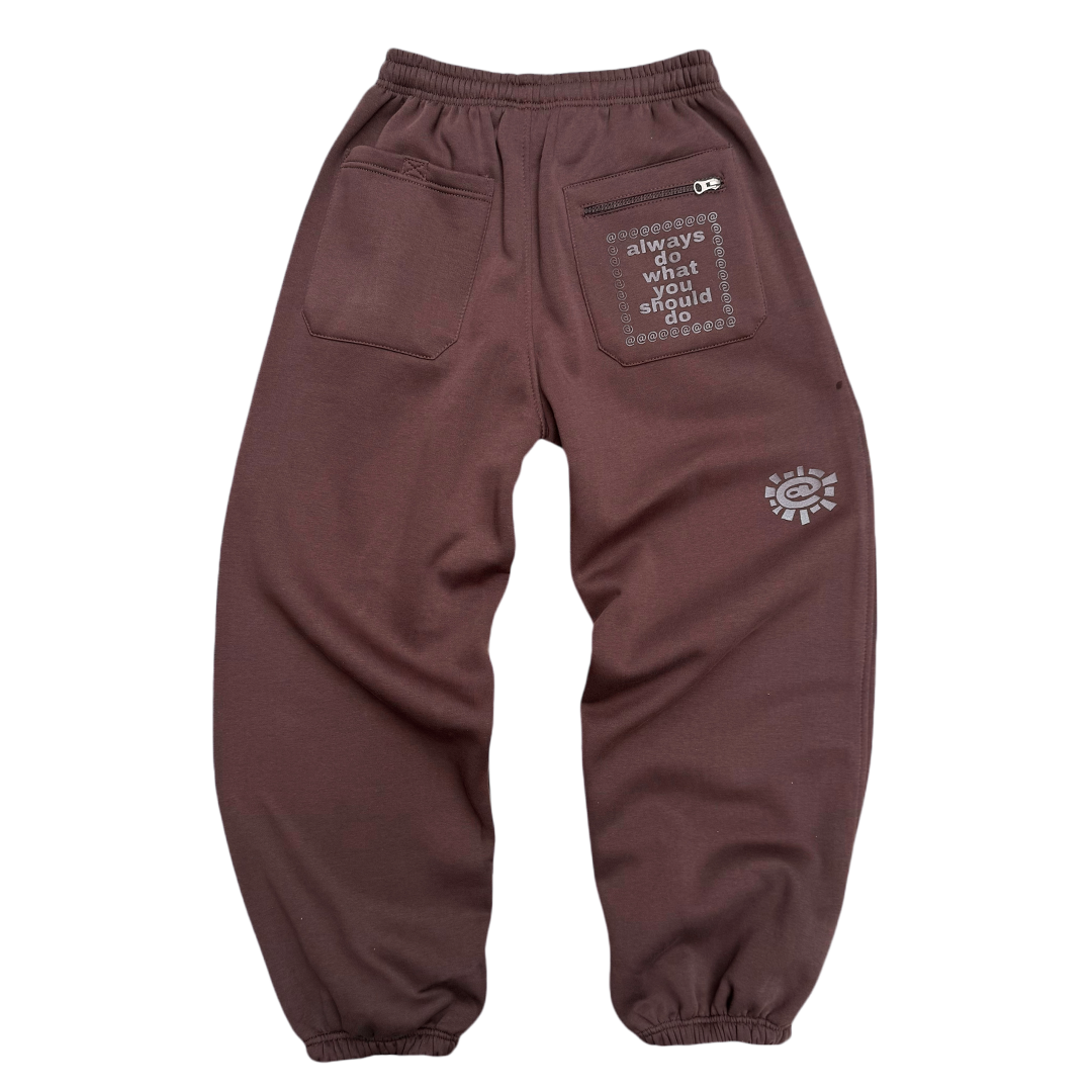 brown/brown @ sun joggers – always do what you should do brown/brown @ sun joggers – always do what you should do