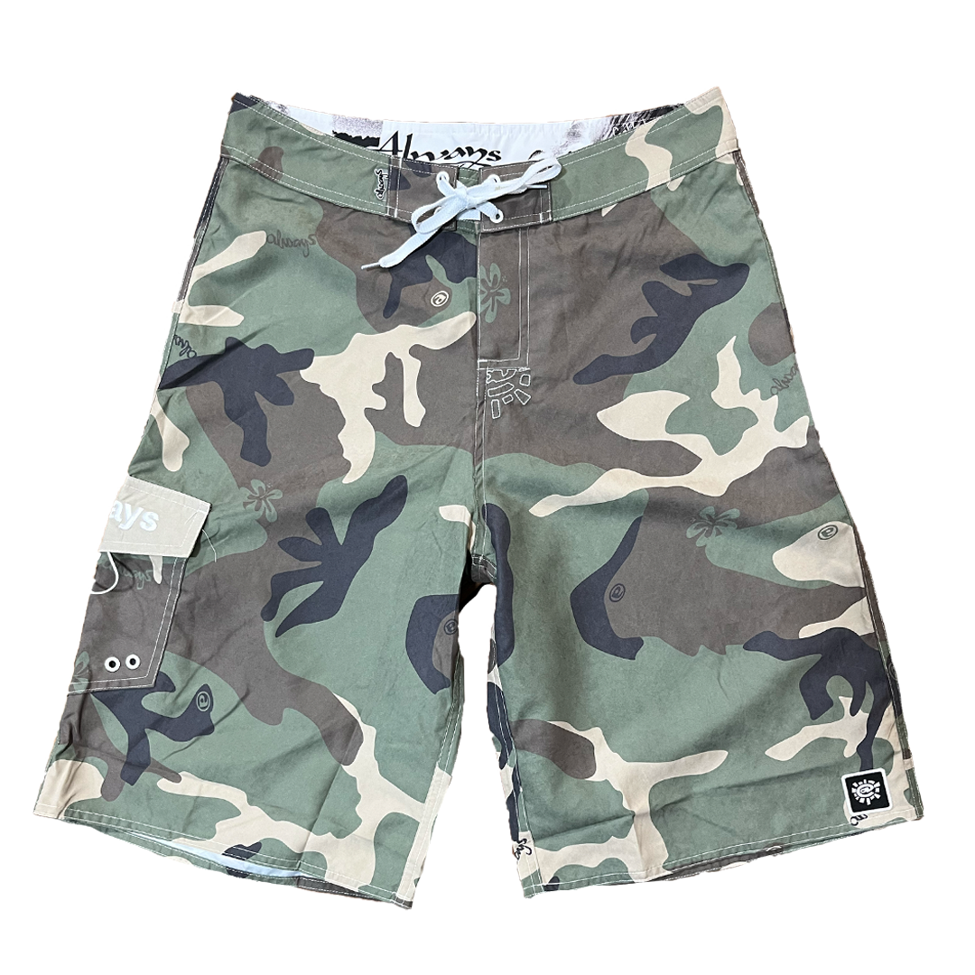 AI board shorts - classic camo – always do what you should do