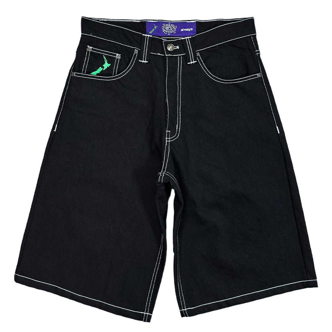heavy duty unisex denim shorts - purple label – always do