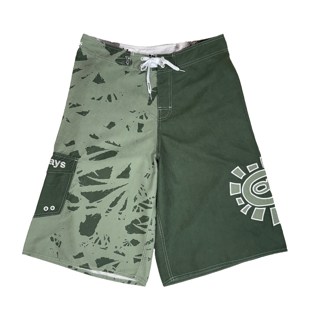 A.I boardshorts - green leaf – always do what you should do