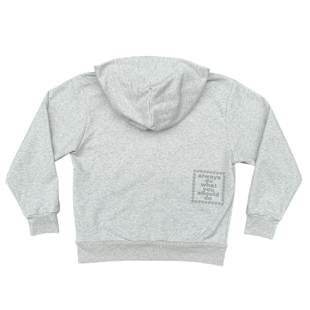 premium zip up hoodie - grey – always do what you should do premium zip up hoodie - grey – always do what you should do