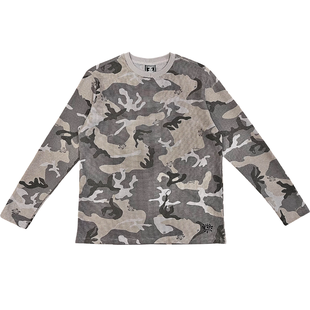 long sleeve silver camo waffle – always do what you should do
