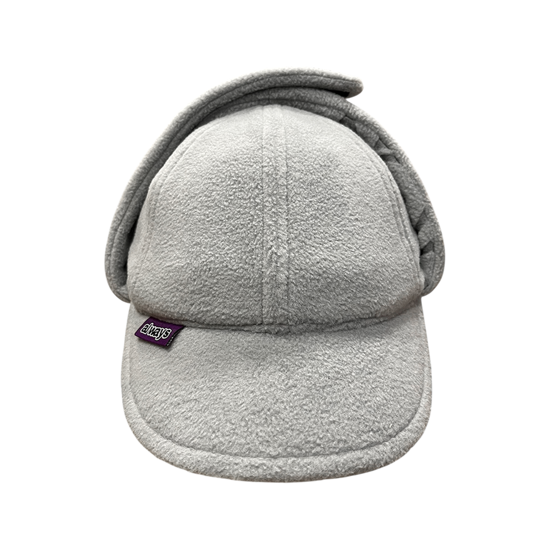 fleece trapper cap - grey – always do what you should do