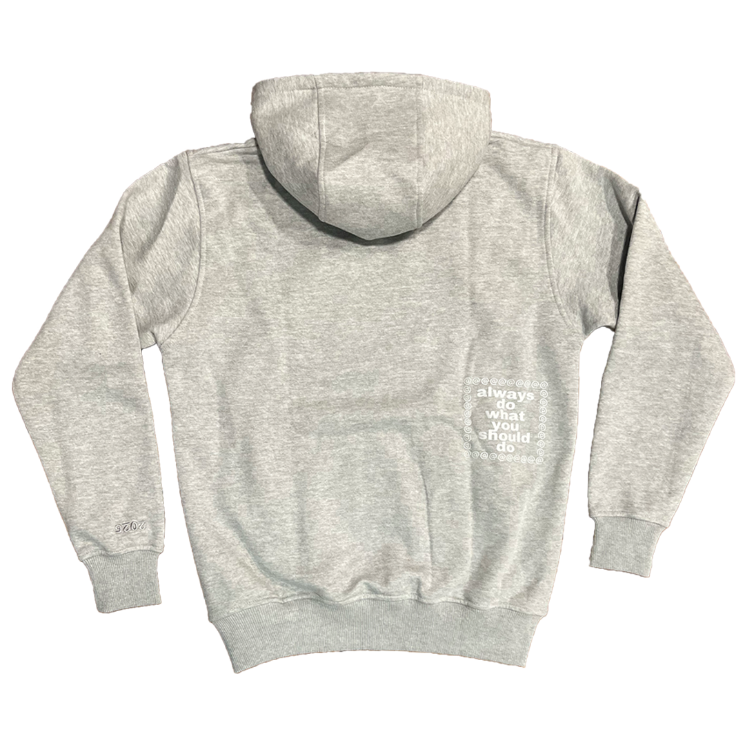 always do what you should do グレー フーディー grey @sun hoodie – always do what you should do