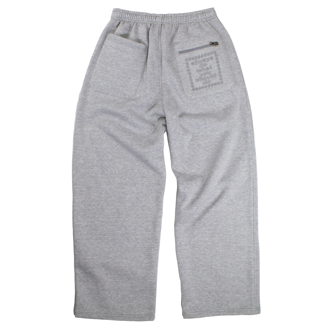 relaxed no cuff jogger grey – always do what you should do relaxed no cuff jogger grey – always do what you should do