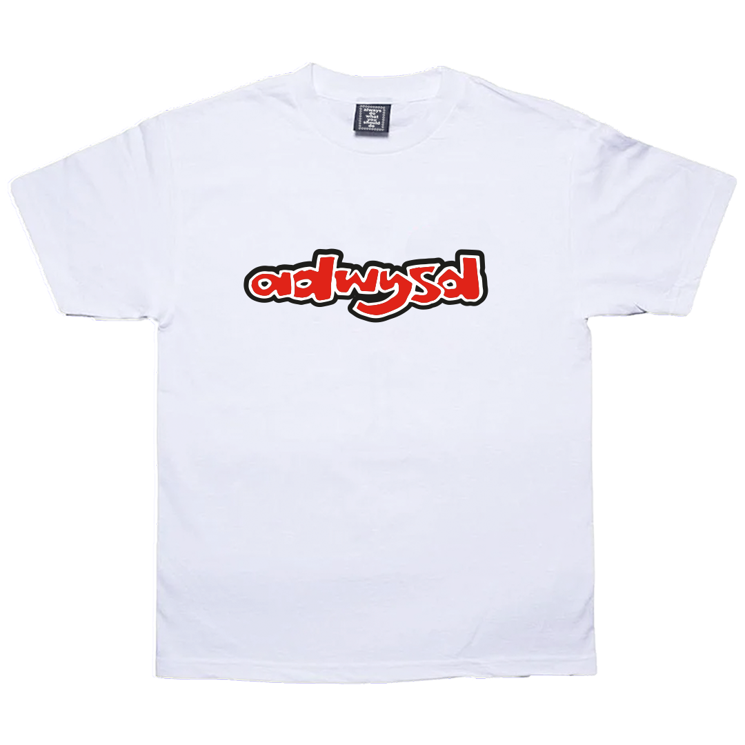 hand style adwysd tshirt - white – always do what you should do