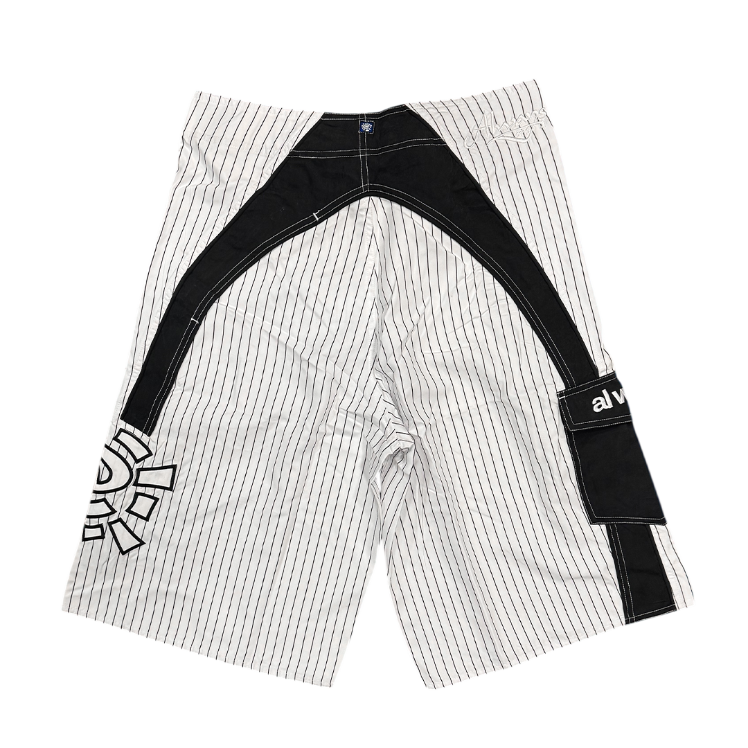 A.I boardshorts - white pinstripe – always do what you should do