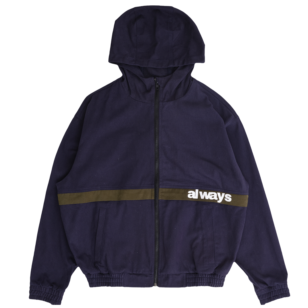 always do what you should doナイロンジャケット　XL 6 pocket canvas bomber jacket - navy – always do what you should do
