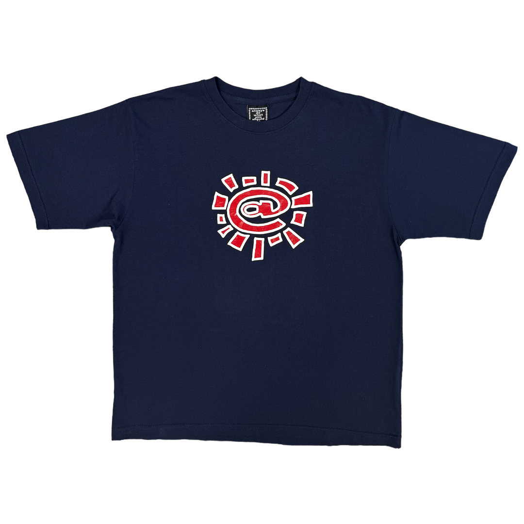 navy @sun tshirt - red/white – always do what you should do