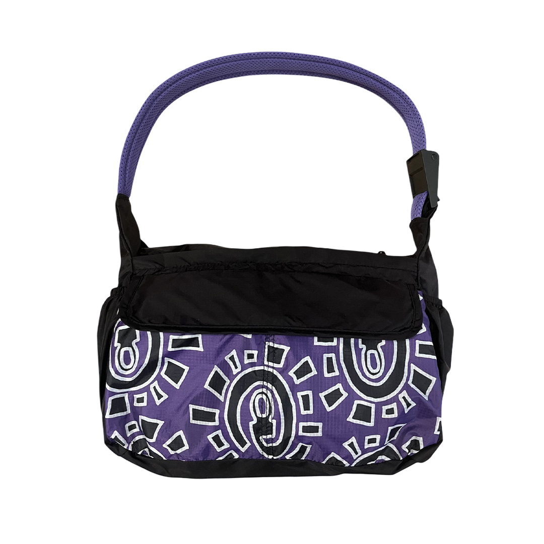ripstop reusable side bag - purple @sun print – always do what you