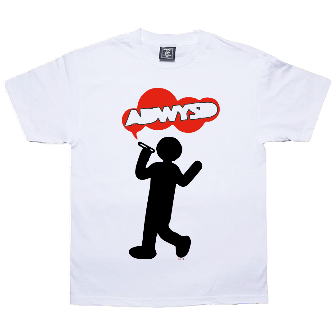 no smoking tshirt - white – always do what you should do