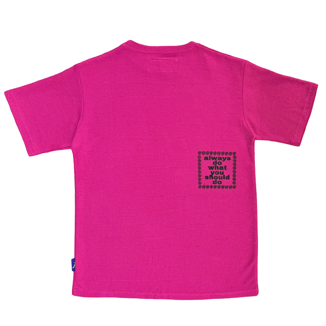 waffle @sun tshirt - pink – always do what you should do