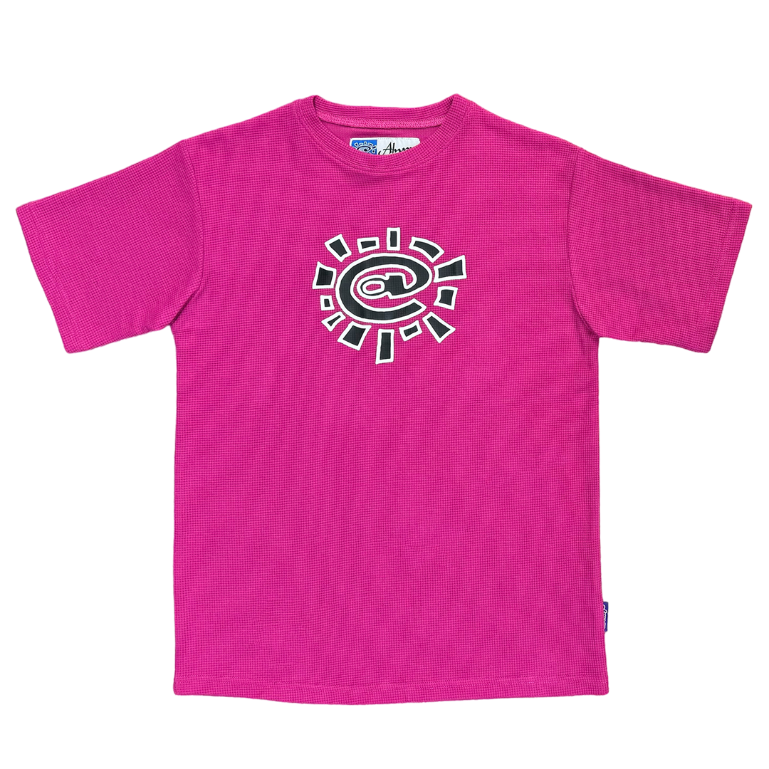 トップス always waffle t-shirt pink waffle @sun tshirt - pink – always do what you should do