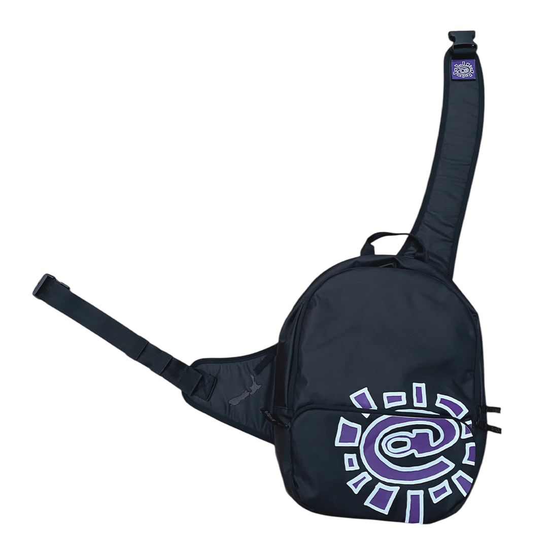 スケートボード always do what you should do one strap one strap bag - @sun purple – always do what you should do