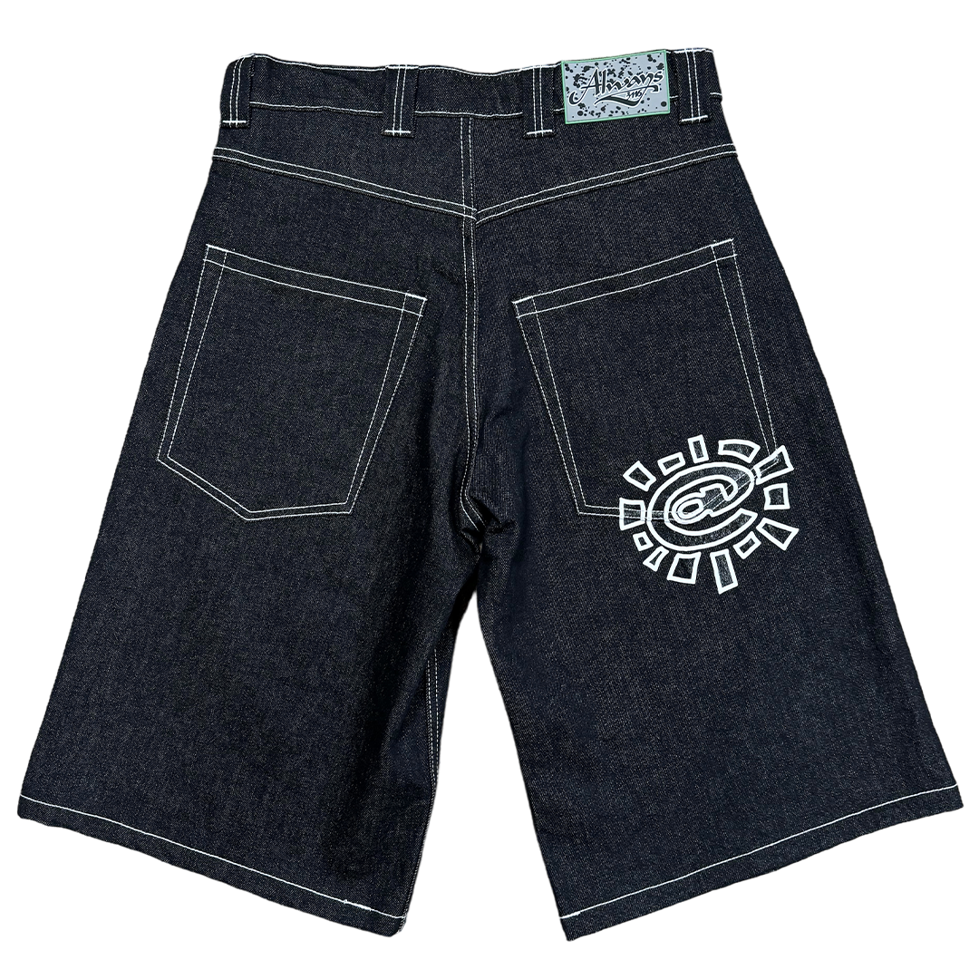 パンツ Always do what you should do shorts heavy duty unisex denim shorts - @ sun – always do what you