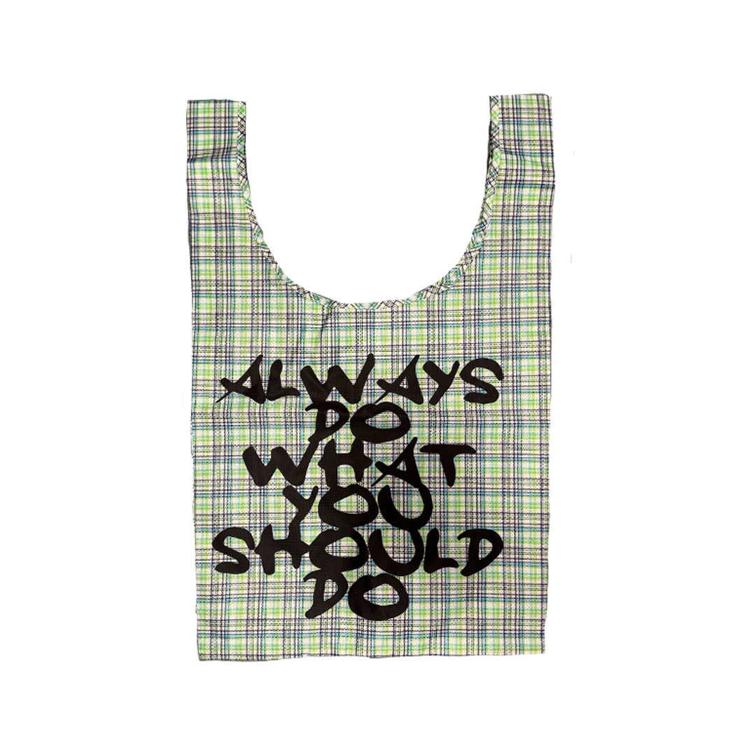 reusable ripstop bag cohesive/plaid – always do what you