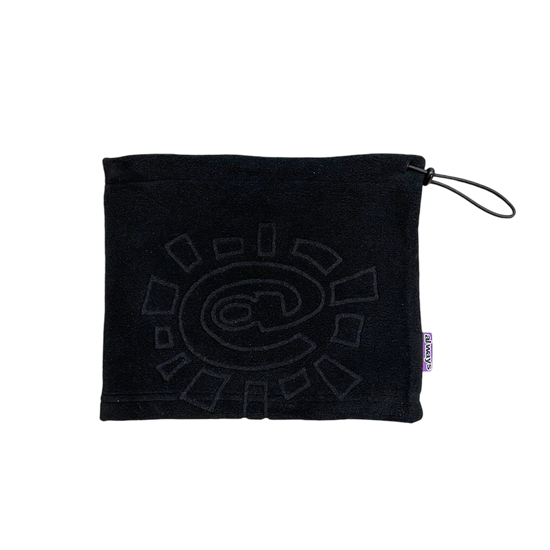 always do what you should do ネックウォーマー snood beanie - black – always do what you should do