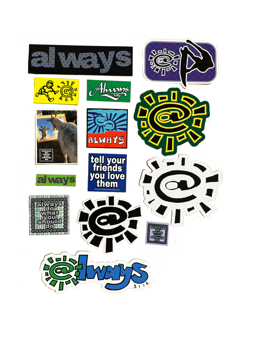 sticker pack – always do what you should do