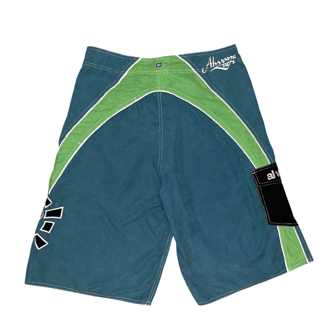 always do what you should do ボードショーツ A.I boardshorts - jade / green – always do what you should do