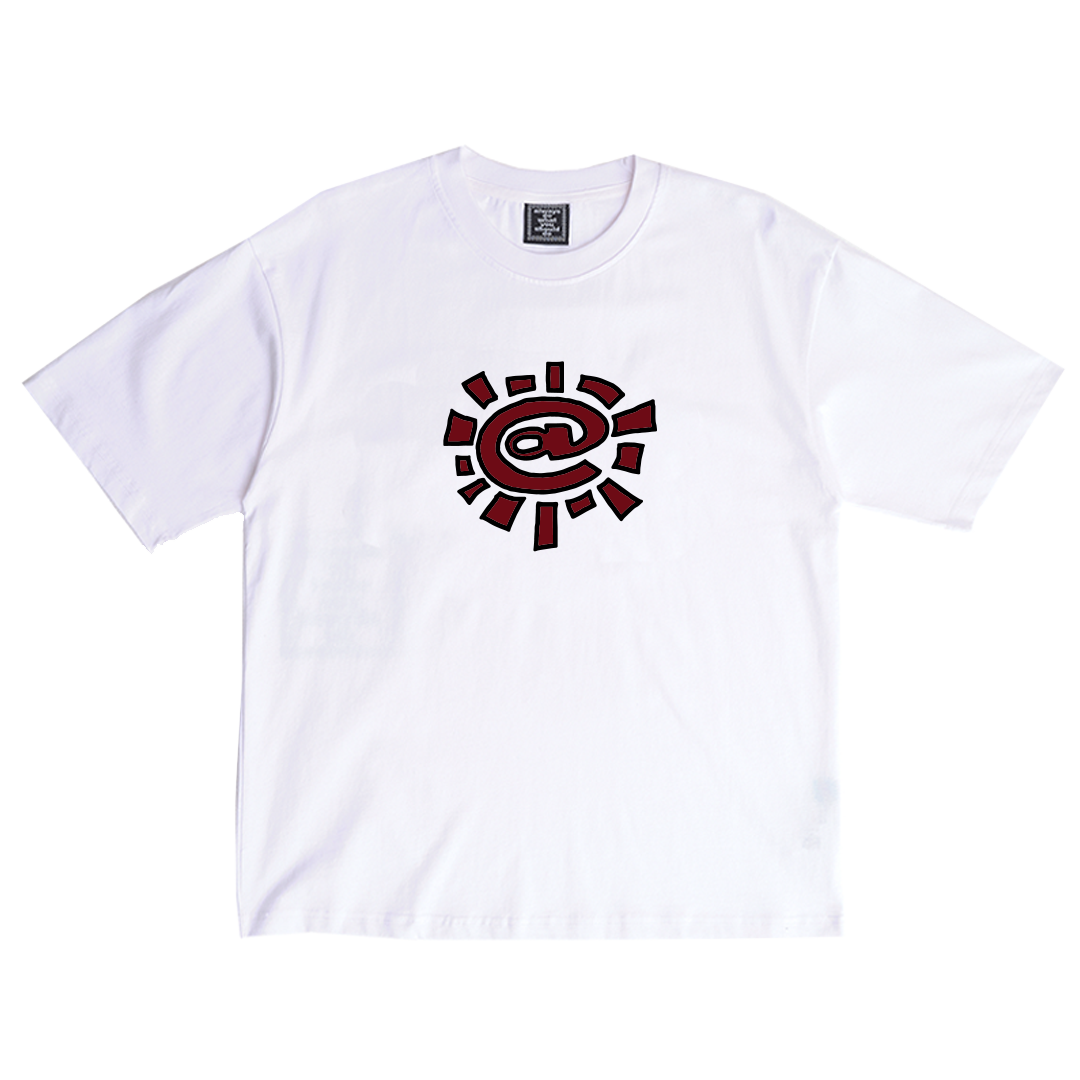 crimson @sun tshirt - white – always do what you should do