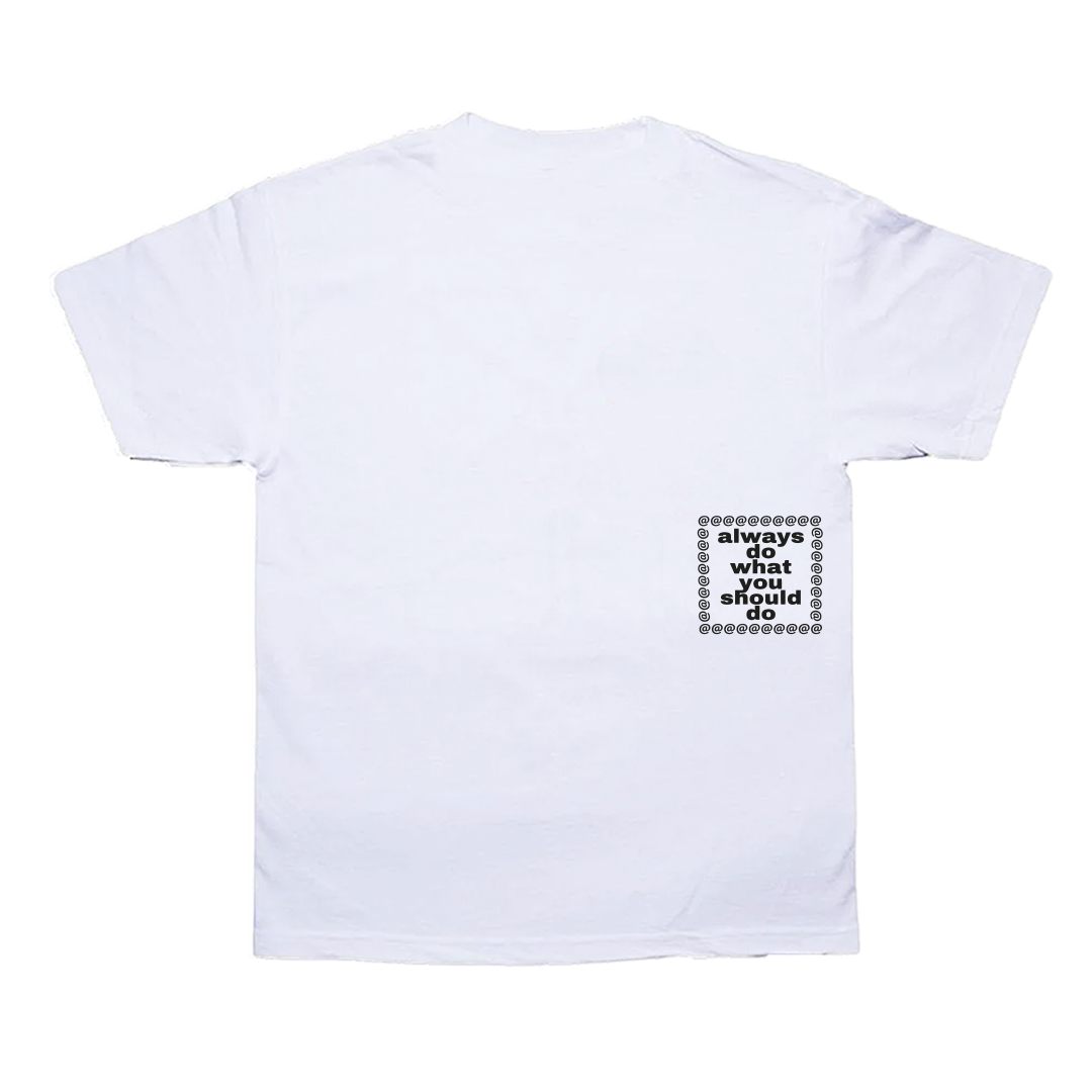 no smoking tshirt - white – always do what you should do