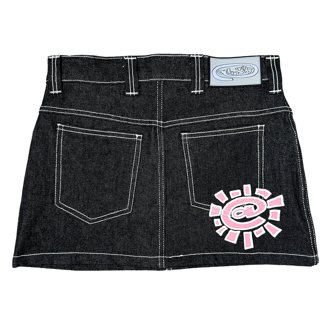 mini denim skirt - pink @sun – always do what you should do