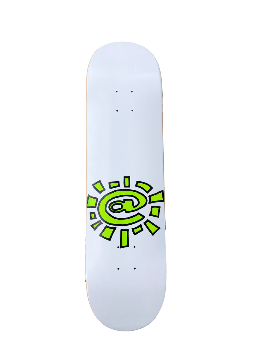 8.25 white @sun skateboard – always do what you should do 8.25 white @sun skateboard – always do what you should do
