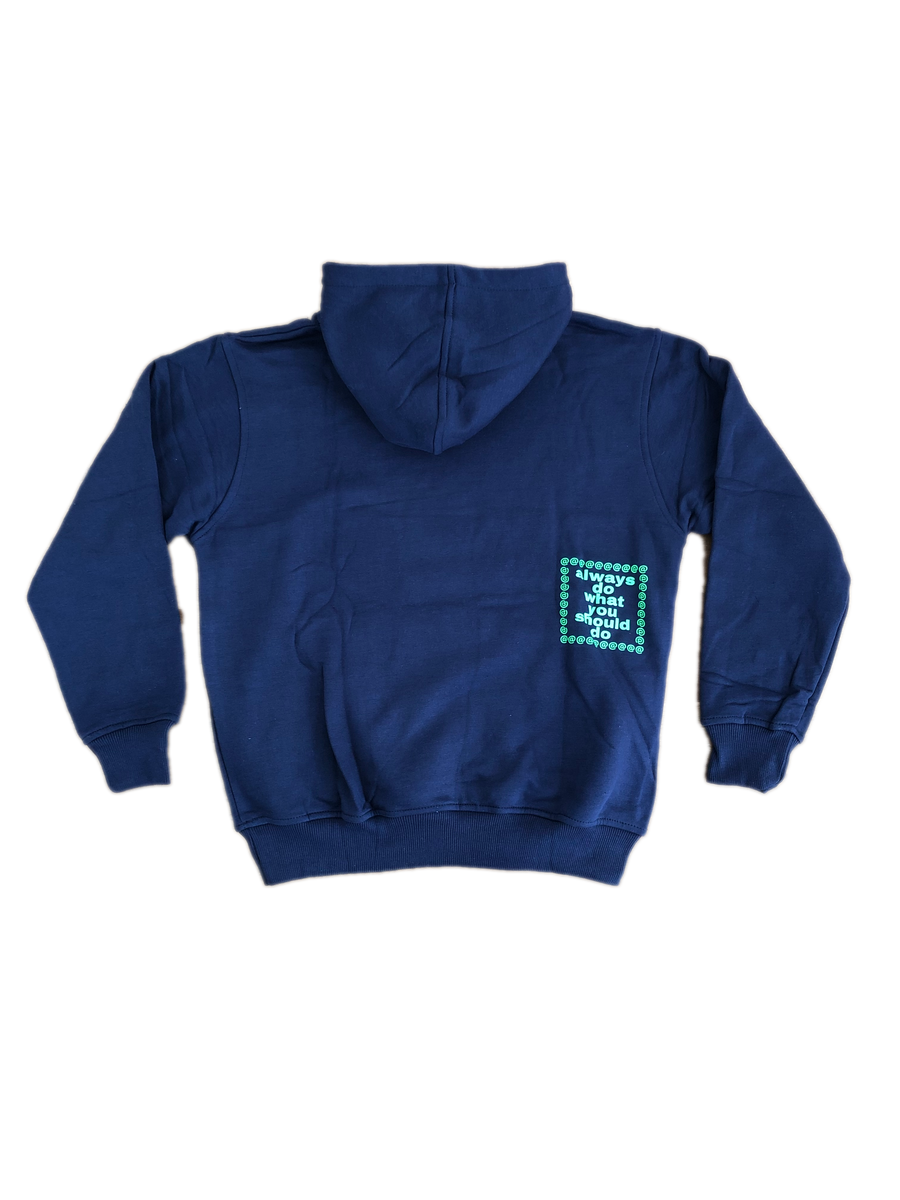 always logo hoodie - navy – always do what you should do always logo hoodie - navy – always do what you should do
