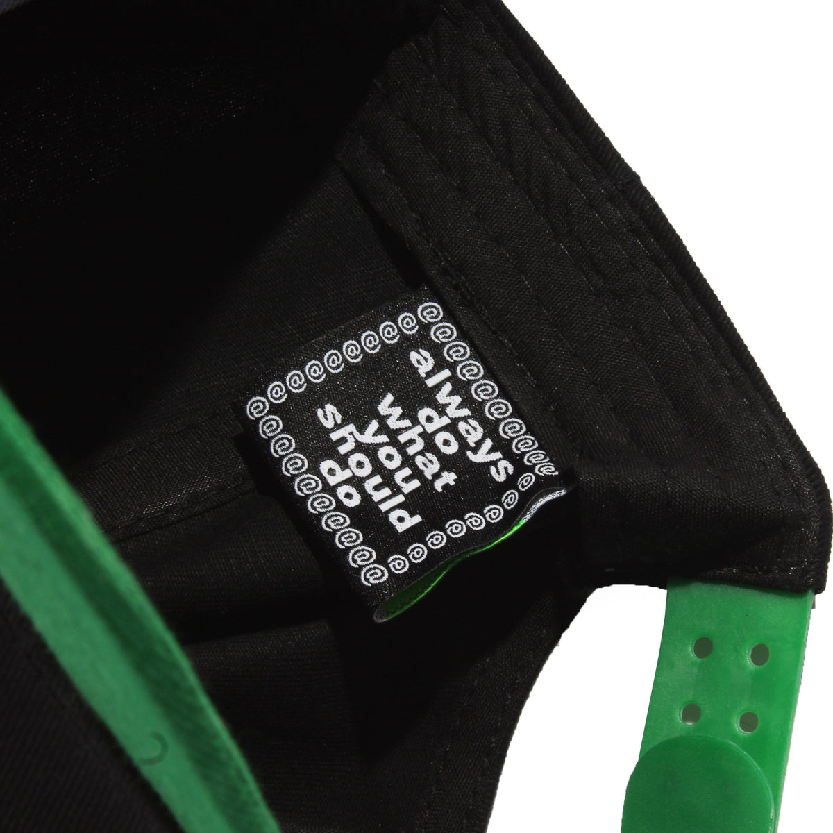 green cap – always do what you should do