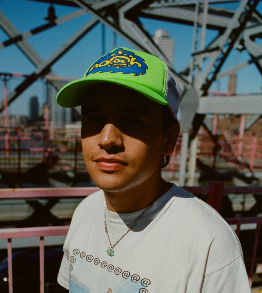 noah x adwysd - green/blue/yellow trucker cap – always do noah x adwysd - green/blue/yellow trucker cap – always do
