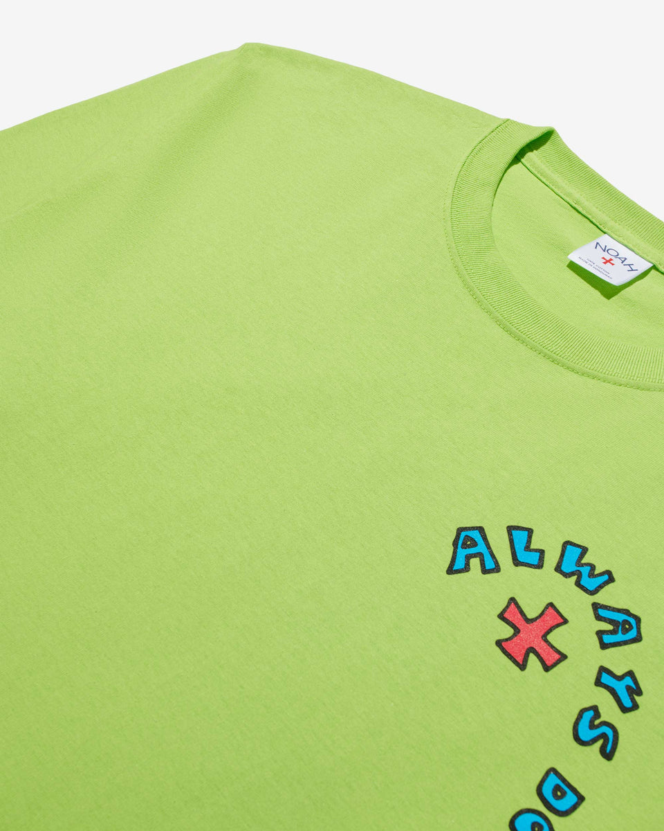 noah x adwysd longsleeve t-shirt - green – always do what