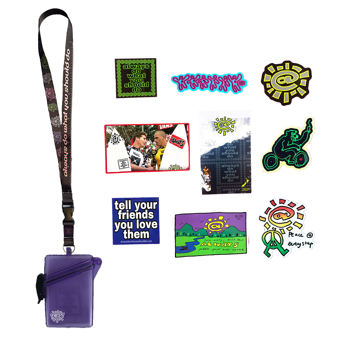 Clear Purple Case — Always Do What You Should Do – always do what