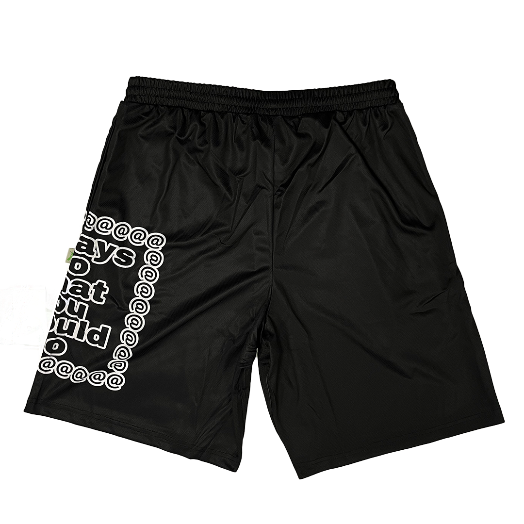 パンツ Alwaysdowhatyoushoulddo shorts L always always court short - black/purple – always do what you should do