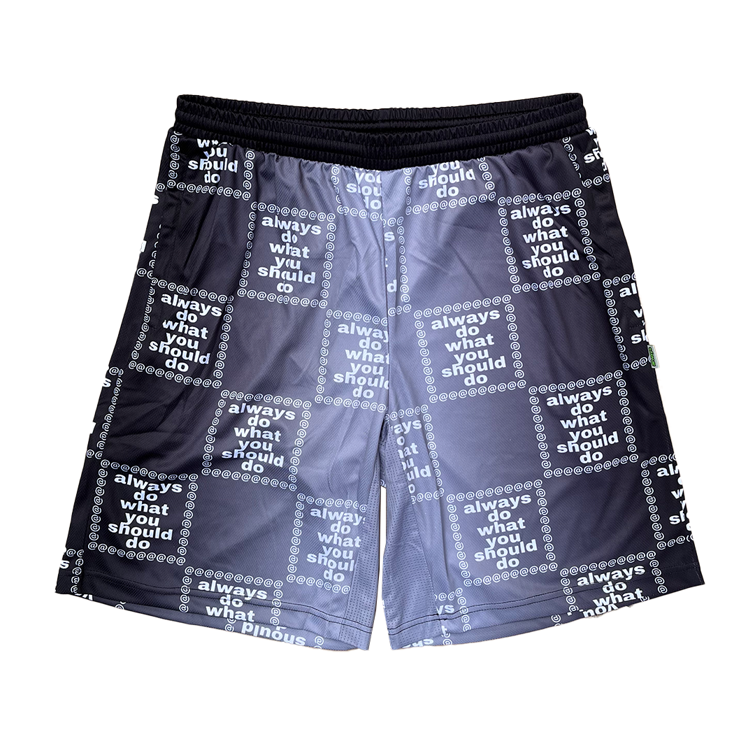 adwysd grid gradient short - black/silver – always do what you adwysd grid gradient short - black/silver – always do what you